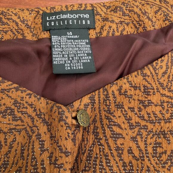 Liz Claiborne Collection Abstract Sleeveless Vest - 14 - Picture 2 of 6